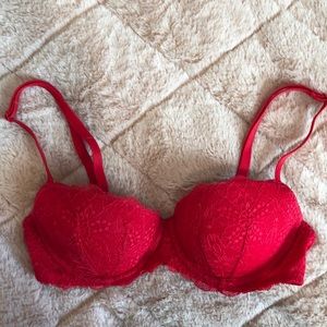 Red Victoria secrets bra